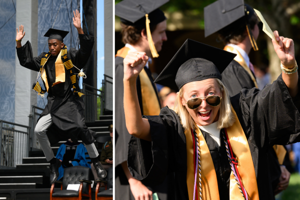 Graduates at Wake Forest 2025 Commencement